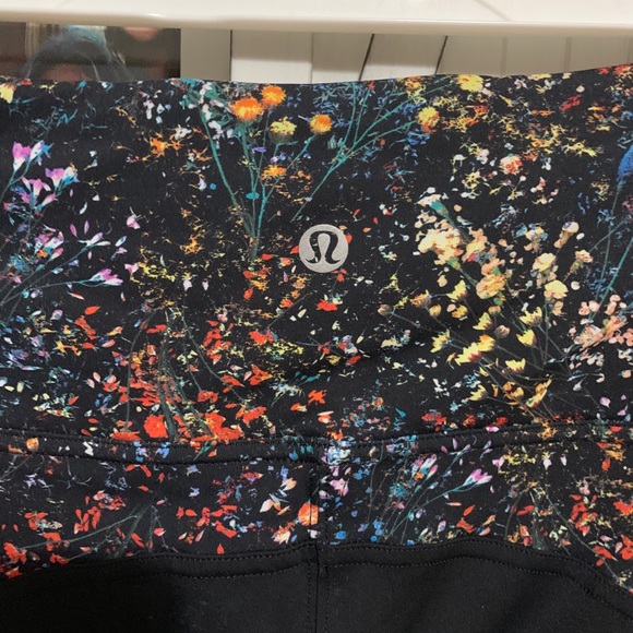 Floral Lulu Lemon Leggings - Picture 3 of 3